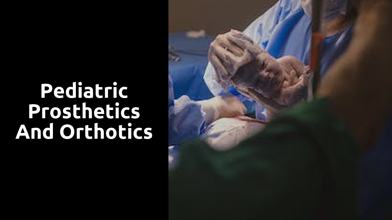 Pediatric Prosthetics and Orthotics